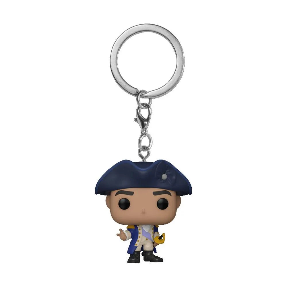 Hamilton Pocket POP! Vinyl Schlüsselanhänger 4 cm George Washington Display (12) - Smalltinytoystore