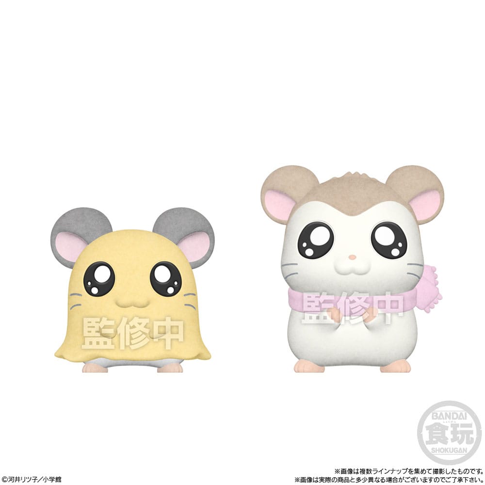 Hamtaro Minifiguren mit Beflockung 4 cm Display (8) - Smalltinytoystore