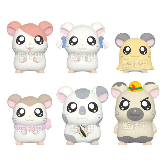 Hamtaro Minifiguren mit Beflockung 4 cm Display (8) - Smalltinytoystore