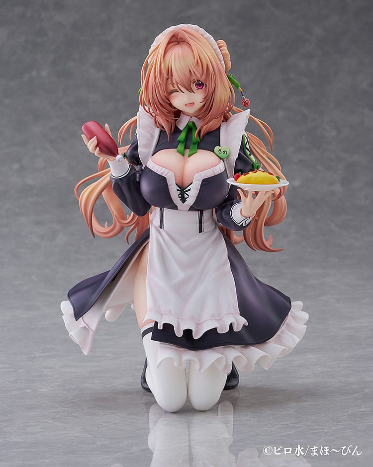 Hanikami Kanojo PVC Statue 1/6 Maid Maison Hanikami Kanojo Sano Hiiragi 20 cm - Smalltinytoystore
