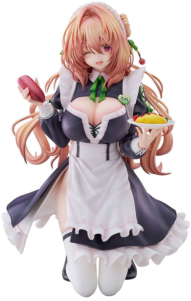 Hanikami Kanojo PVC Statue 1/6 Maid Maison Hanikami Kanojo Sano Hiiragi 20 cm - Smalltinytoystore