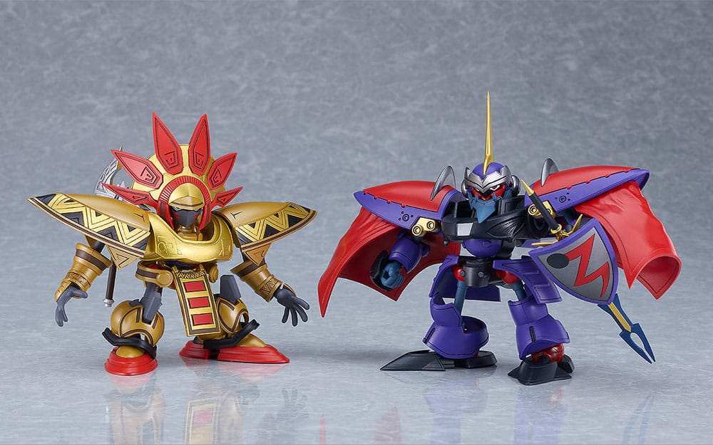 Hao Taikei Ryu Knight Moderoid Plastic Model Kit Series: 4 Shinebaram & Steru 10 cm - Smalltinytoystore