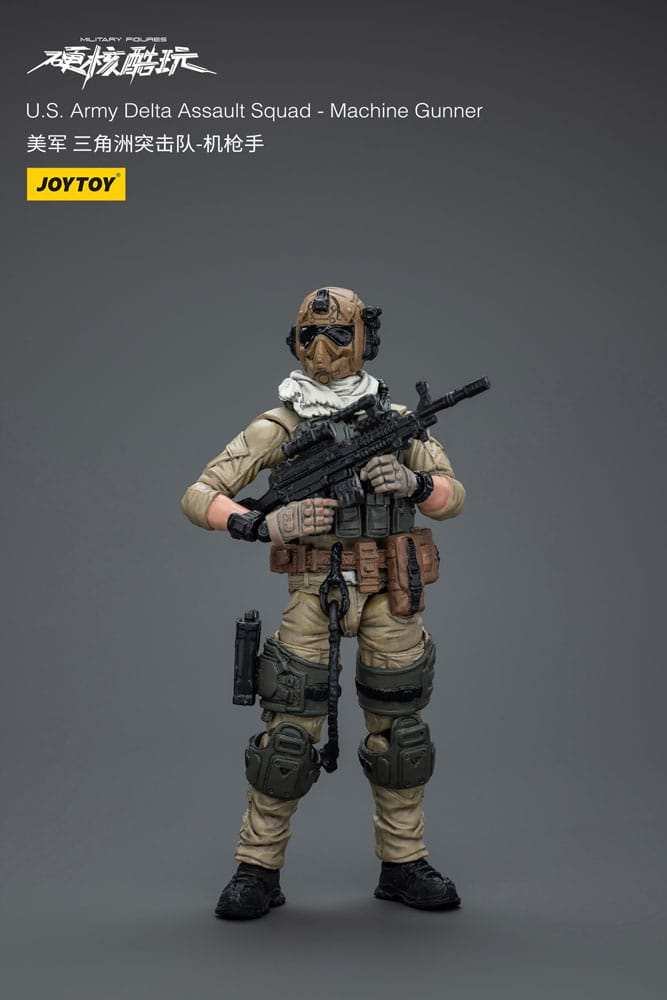 Hardcore Coldplay Actionfigur 1/18 U.S. Army Delta Assault Squad Machine Gunner 11 cm - Smalltinytoystore