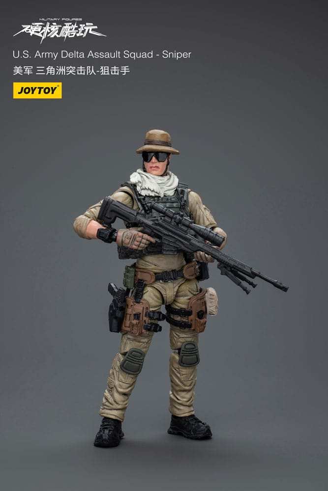 Hardcore Coldplay Actionfigur 1/18 U.S. Army Delta Assault Squad Sniper 11 cm - Smalltinytoystore