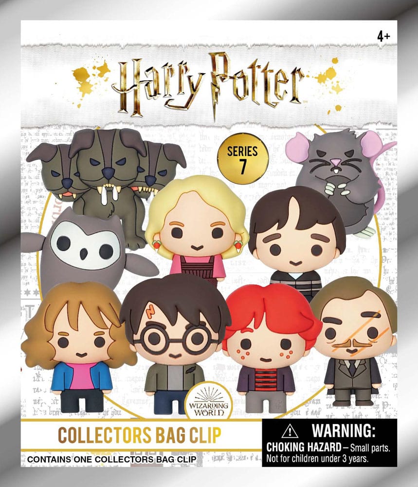 Harry Potter 3D PVC-Taschenanhänger Series 7 Display (24) - Smalltinytoystore