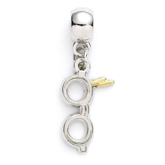 Harry Potter Anhänger Blitz mit Brille (versilbert) - Smalltinytoystore