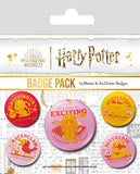 Harry Potter Ansteck-Buttons 5er-Pack Witty Witchcraft - Smalltinytoystore