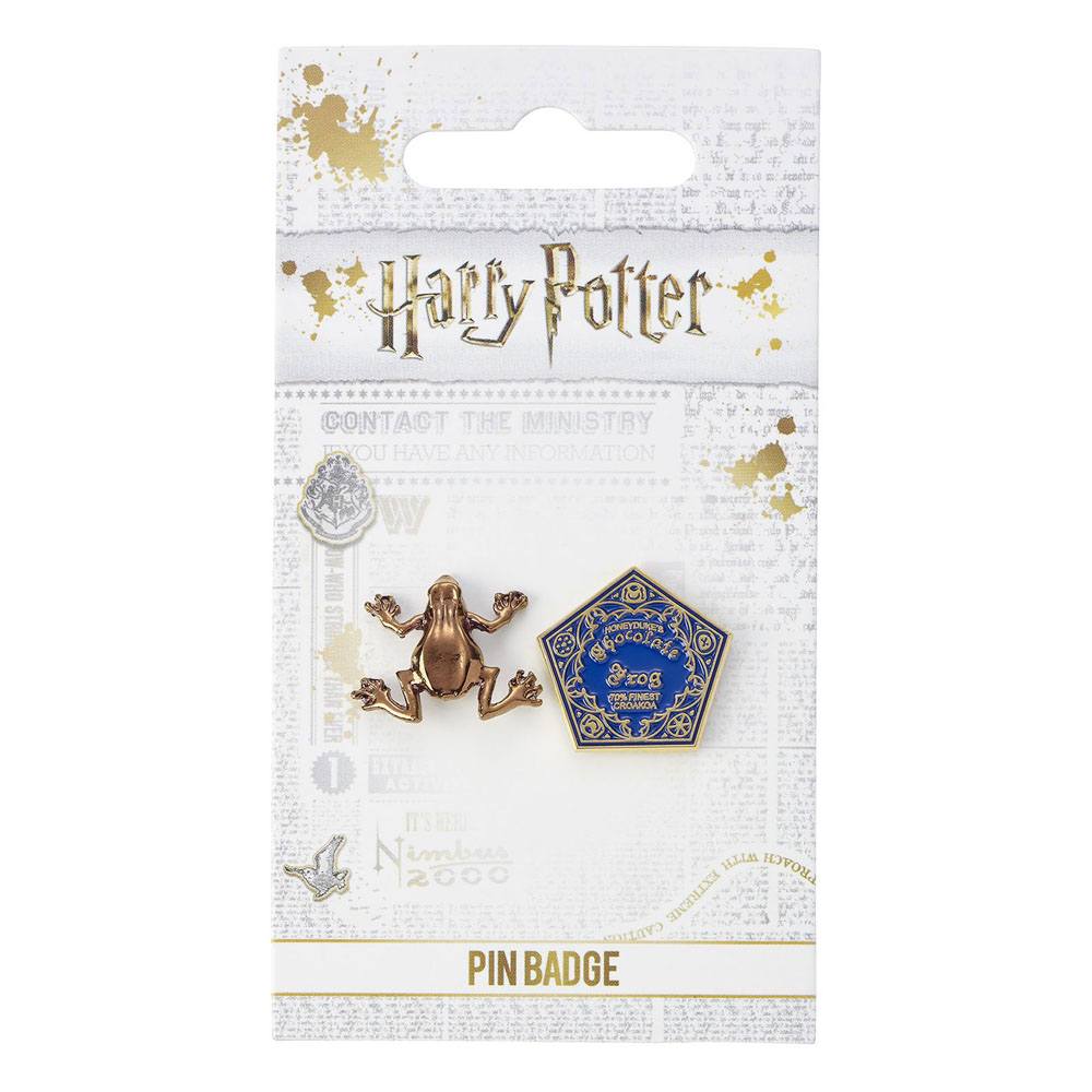 Harry Potter Ansteck-Buttons Doppelpack Schokofrosch - Smalltinytoystore