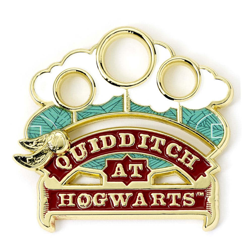 Harry Potter Ansteckpin Quidditch (Goldfarben) - Smalltinytoystore