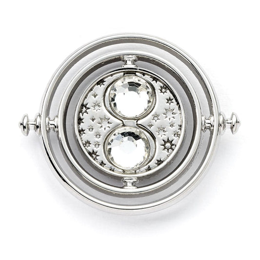 Harry Potter Ansteckpin Time Turner (Silberfarben) - Smalltinytoystore