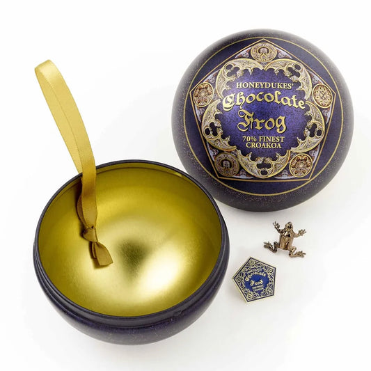 Harry Potter Christbaumschmuck mit Ansteck-Pin Chocolate Frog - Smalltinytoystore