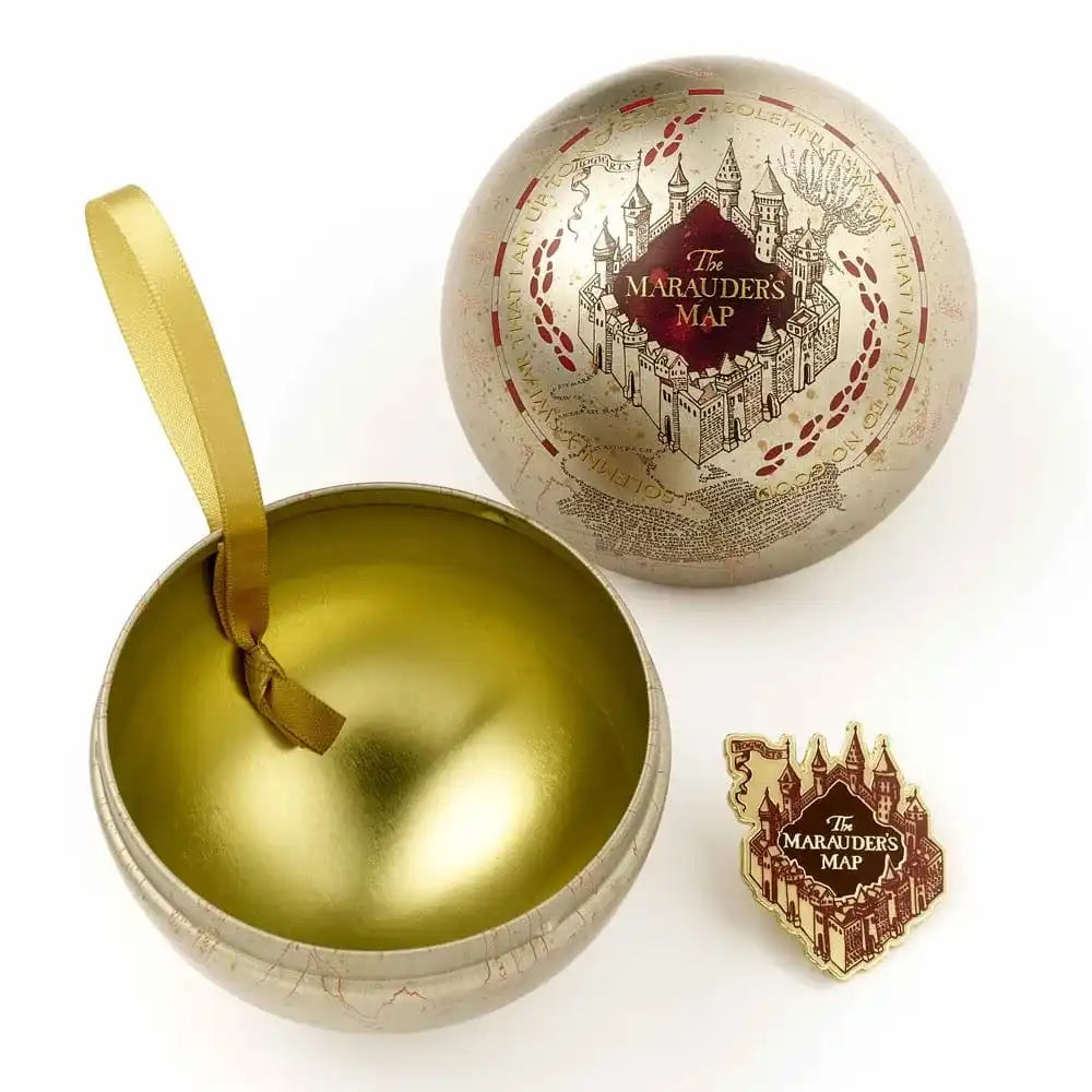 Harry Potter Christbaumschmuck mit Ansteck-Pin Marauders Map - Smalltinytoystore