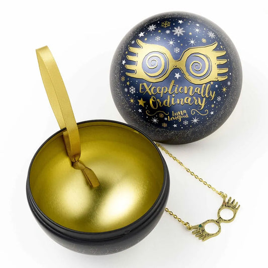 Harry Potter Christbaumschmuck mit Halskette Luna Lovegood Glasses - Smalltinytoystore