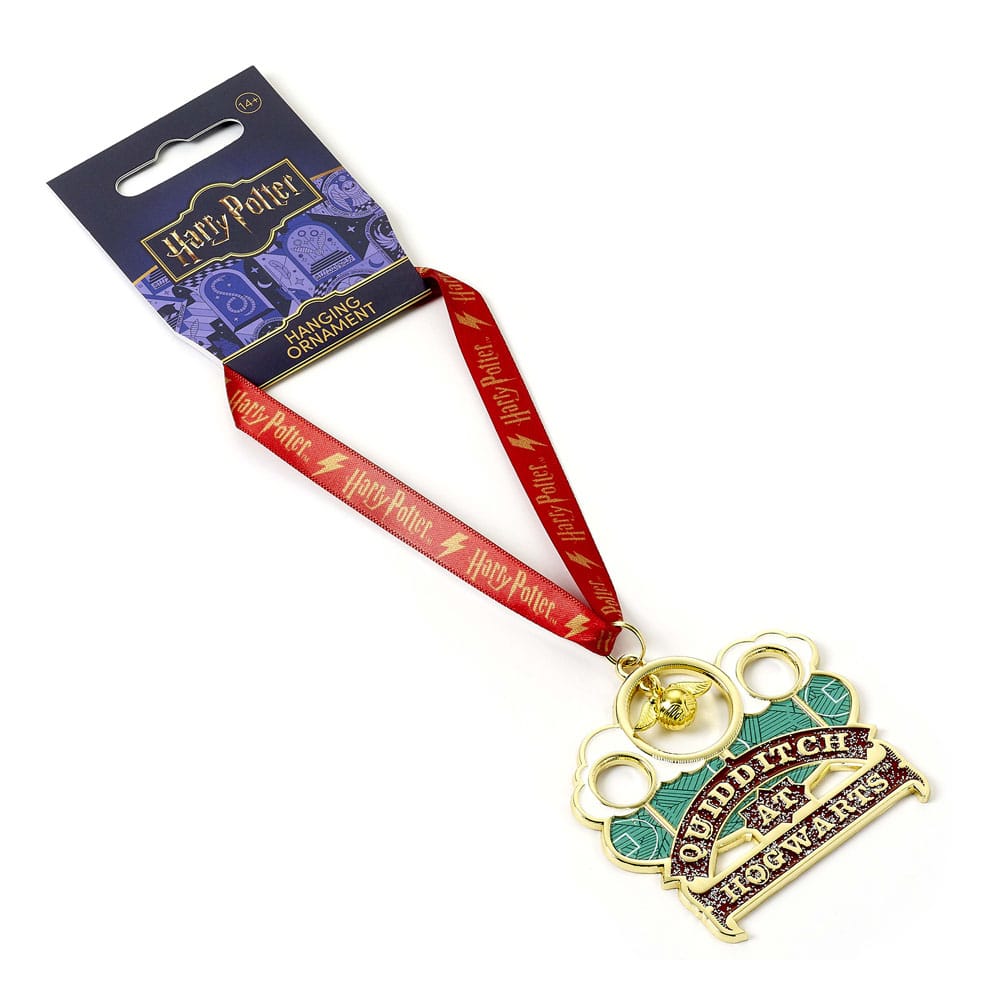 Harry Potter Christbaumschmuck Quidditch (Goldfarben) - Smalltinytoystore