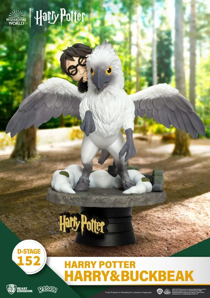 Harry Potter D-Stage PVC Diorama Harry & Buckbeak 16 cm - Smalltinytoystore