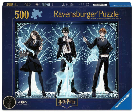 Harry Potter Glow-in-the-Dark Puzzle Leuchtender Patronus (500 Teile) - Smalltinytoystore