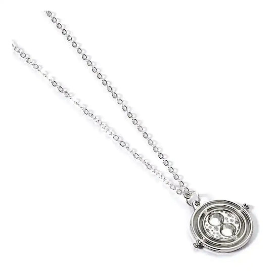 Harry Potter Halskette Time Turner Anhänger (Silberfarben) - Smalltinytoystore