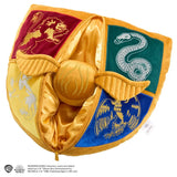 Harry Potter Kissen mit Plüschfigur Quidditch Wappen & Goldener Schnatz - Smalltinytoystore