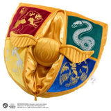 Harry Potter Kissen mit Plüschfigur Quidditch Wappen & Goldener Schnatz - Smalltinytoystore