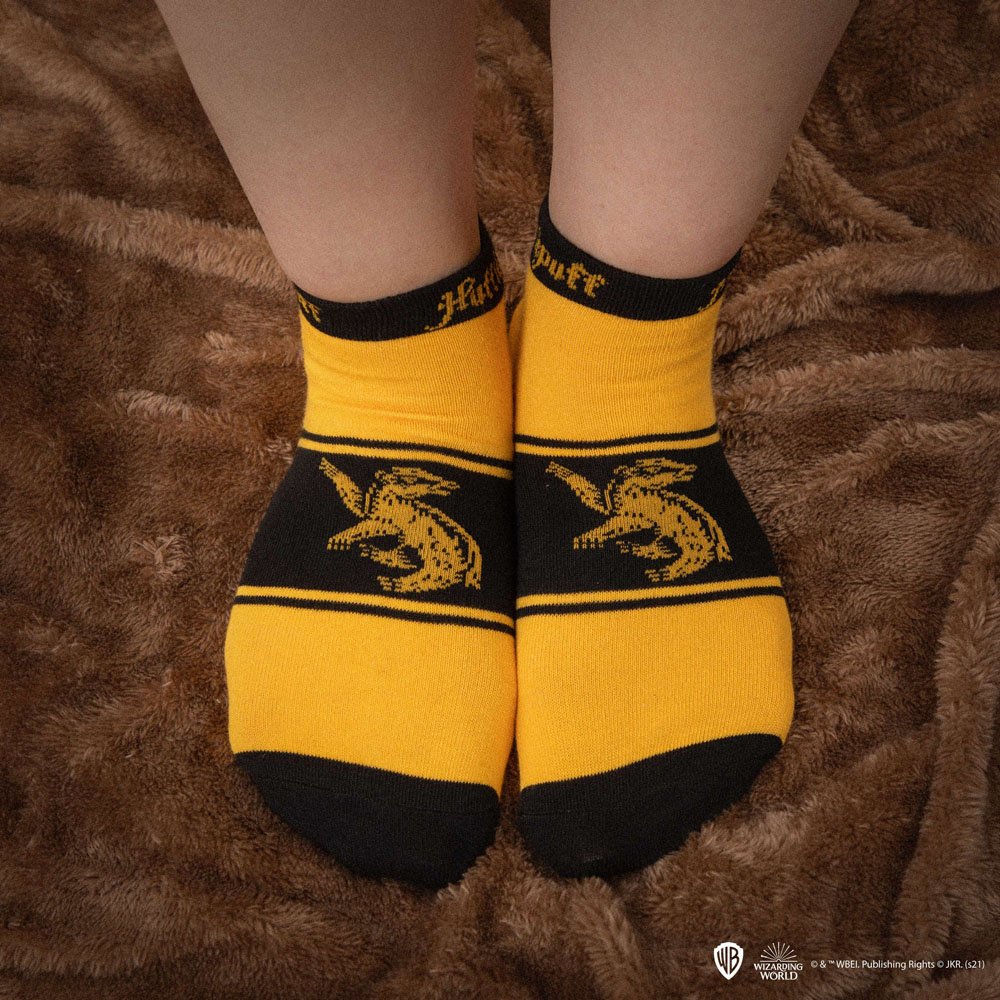 Harry Potter Knöchelsocken 3er-Pack Hufflepuff - Smalltinytoystore