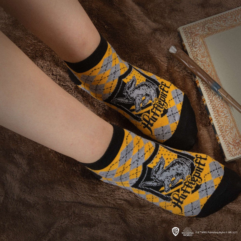 Harry Potter Knöchelsocken 3er-Pack Hufflepuff - Smalltinytoystore