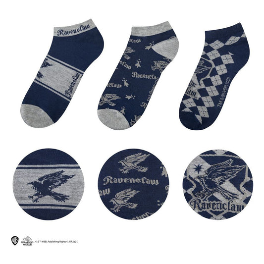 Harry Potter Knöchelsocken 3er-Pack Ravenclaw - Smalltinytoystore