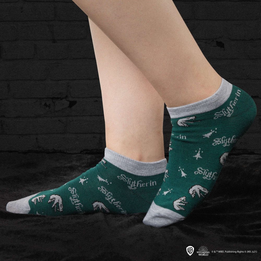 Harry Potter Knöchelsocken 3er-Pack Slytherin - Smalltinytoystore