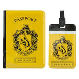Harry Potter Kofferanhänger & Reisepass-Halter Set Hufflepuff - Smalltinytoystore