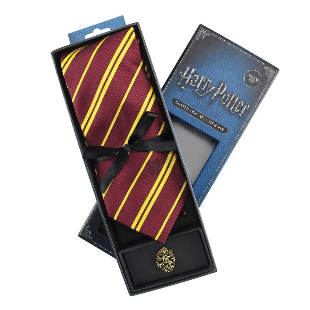 Harry Potter Krawatte & Ansteck-Pin Deluxe Box Gryffindor - Smalltinytoystore