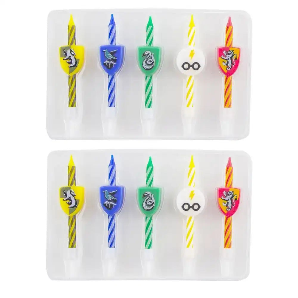 Harry Potter Kuchenkerzen 10er-Pack Logos - Smalltinytoystore