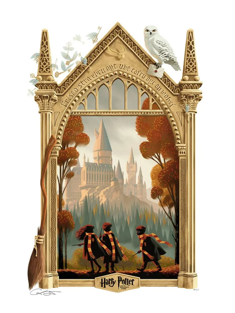 Harry Potter Kunstdruck Harry Potter and the Philosopher's Stone Variant 46 x 61 cm - ungerahmt - Smalltinytoystore