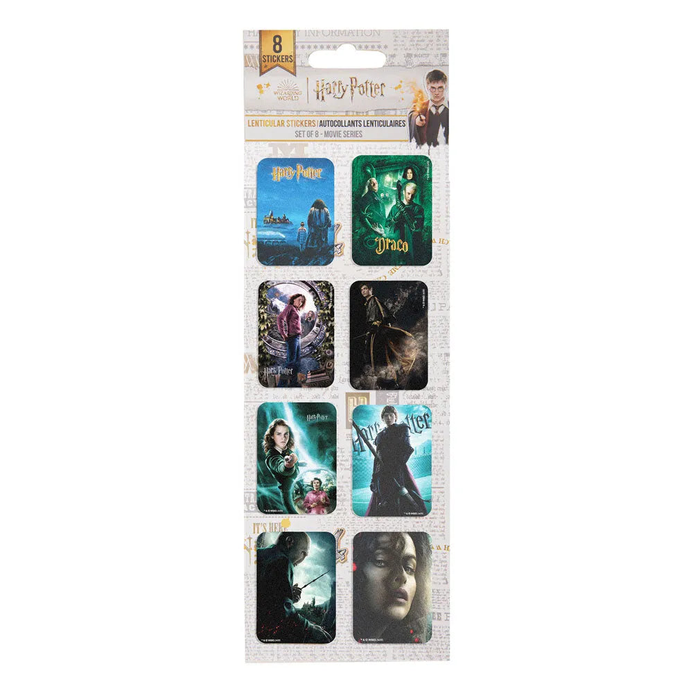 Harry Potter Lenticular Sticker HP movie - Smalltinytoystore