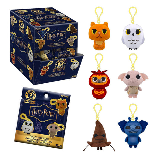 Harry Potter Mystery Minis Plüsch Schlüsselanhänger 5 cm Display (12) - Smalltinytoystore