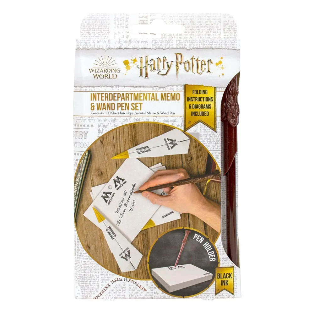 Harry Potter Notizzettel mit Zauberstabstift Hogwarts - Smalltinytoystore