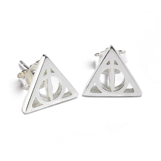 Harry Potter Ohrringe Deathly Hallow (Sterling Silber) - Smalltinytoystore