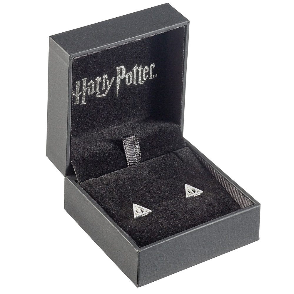 Harry Potter Ohrringe Deathly Hallow (Sterling Silber) - Smalltinytoystore