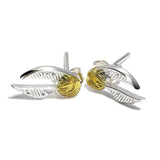 Harry Potter Ohrringe Goldener Schnatz (versilbert) - Smalltinytoystore