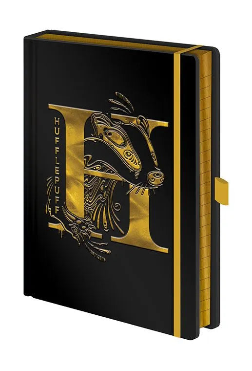 Harry Potter Premium Notizbuch A5 Hufflepuff Foil - Smalltinytoystore