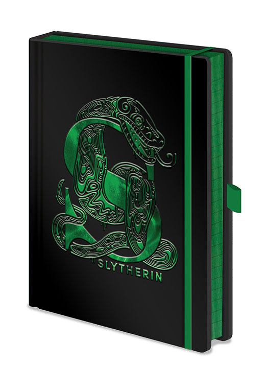 Harry Potter Premium Notizbuch A5 Slytherin Foil - Smalltinytoystore