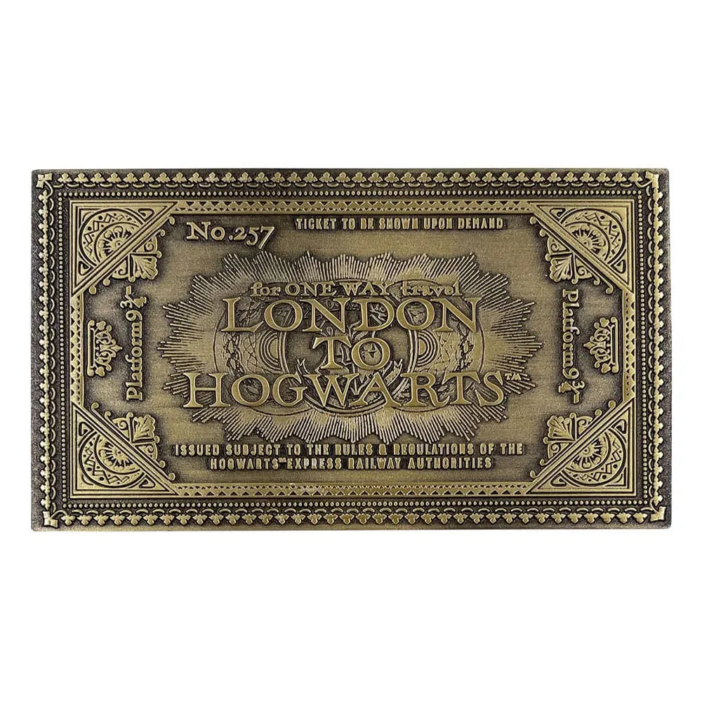 Harry Potter Replik Hogwarts Train Ticket Limited Edition - Smalltinytoystore