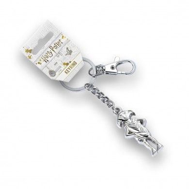 Harry Potter Schlüsselanhänger Dobby The House Elf (versilbert) - Smalltinytoystore