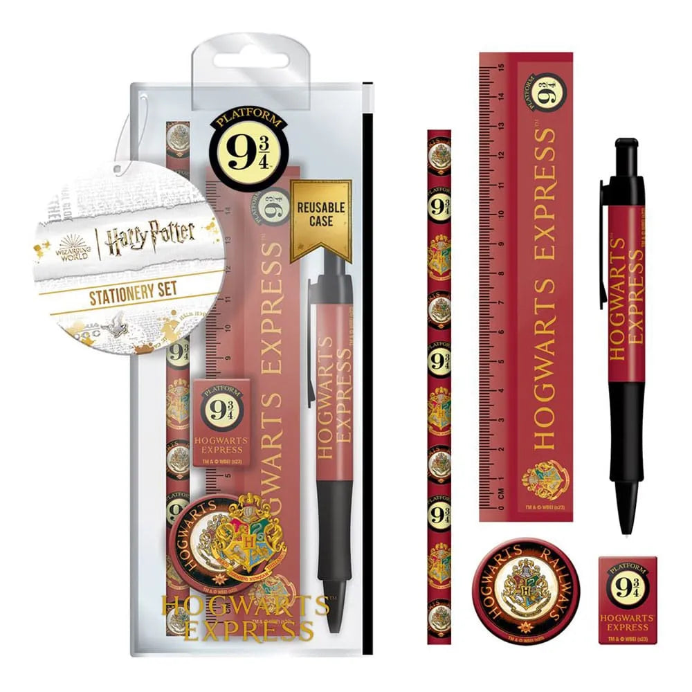 Harry Potter Schreibset 5-teilig Platform 9 3/4 - Smalltinytoystore