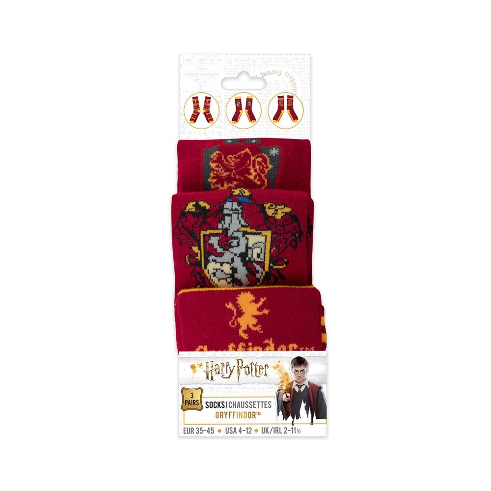Harry Potter Socken 3er-Pack Gryffindor - Smalltinytoystore