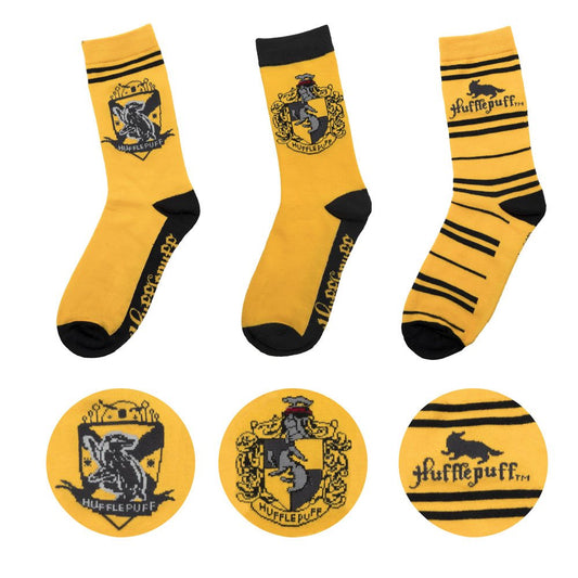 Harry Potter Socken 3er-Pack Hufflepuff - Smalltinytoystore