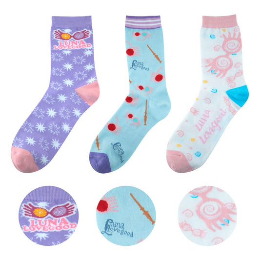 Harry Potter Socken 3er-Pack Luna Lovegood - Smalltinytoystore