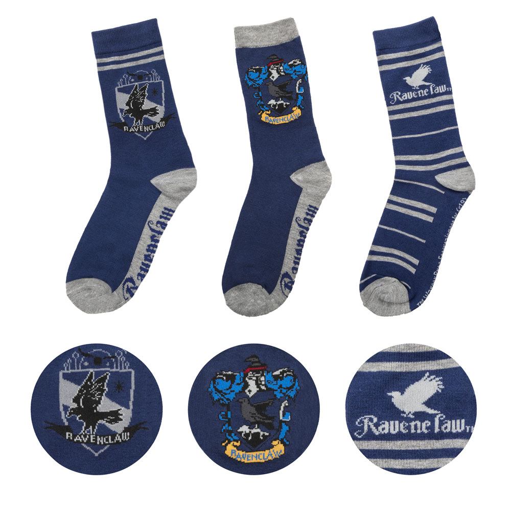 Harry Potter Socken 3er-Pack Ravenclaw - Smalltinytoystore