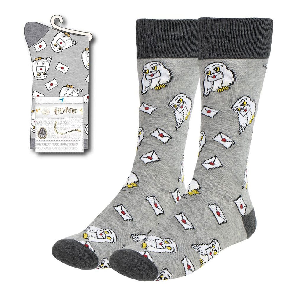 Harry Potter Socken Hedwig with Letter 38-45 - Smalltinytoystore