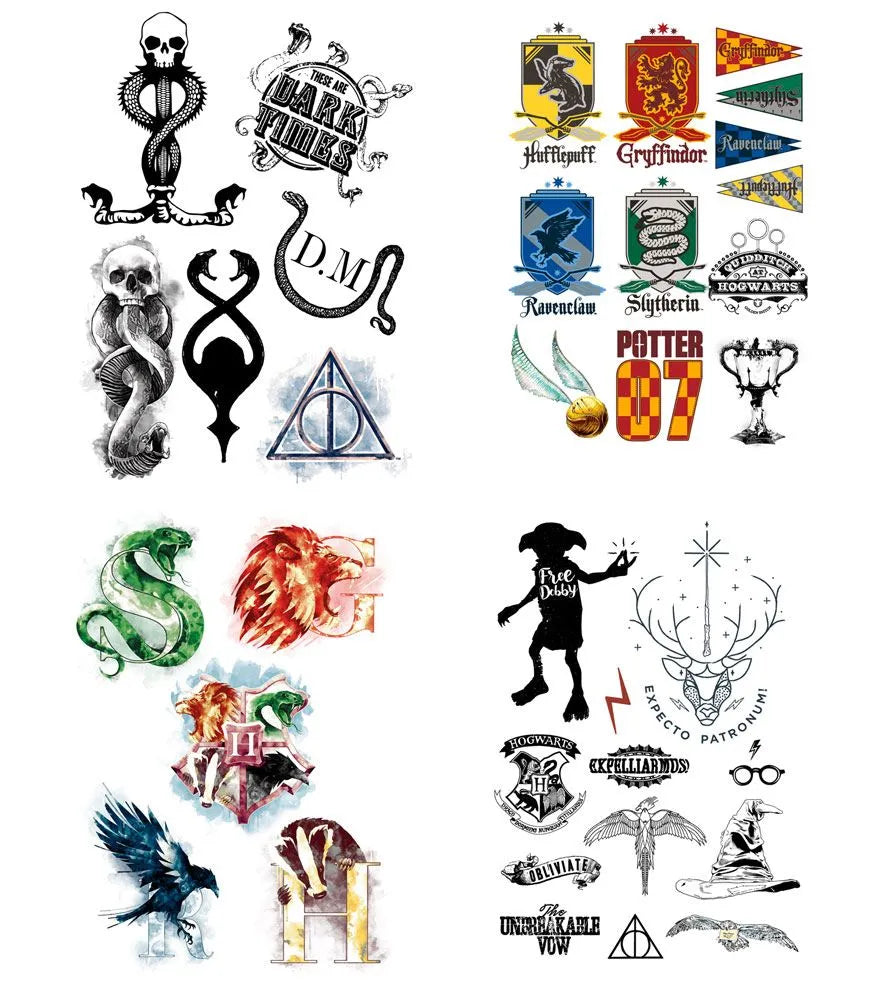 Harry Potter Tattoos 35-er Set - Smalltinytoystore
