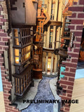 Harry Potter Tiny Adventures Book Nook Mini-Diorama Winkelgasse 23 cm - Smalltinytoystore