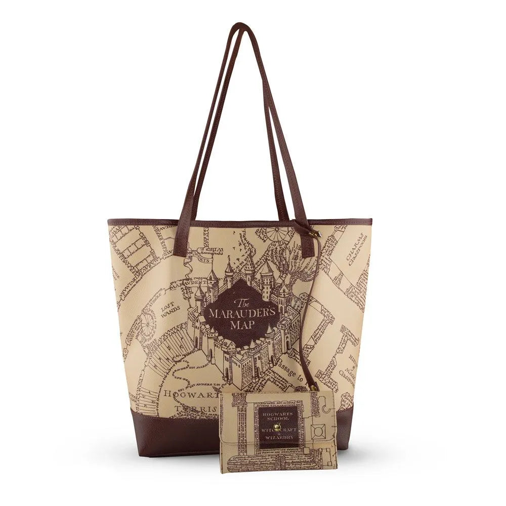 Harry Potter Tragetasche & Geldbeutel Marauder's Map - Smalltinytoystore